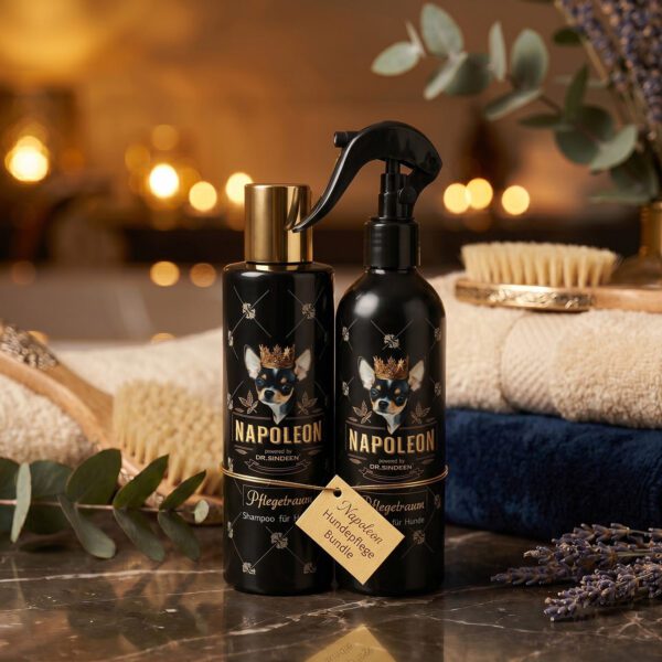 Napoleons Pflegetraum - Bundle aus Hundeshampoo und Fellpflege